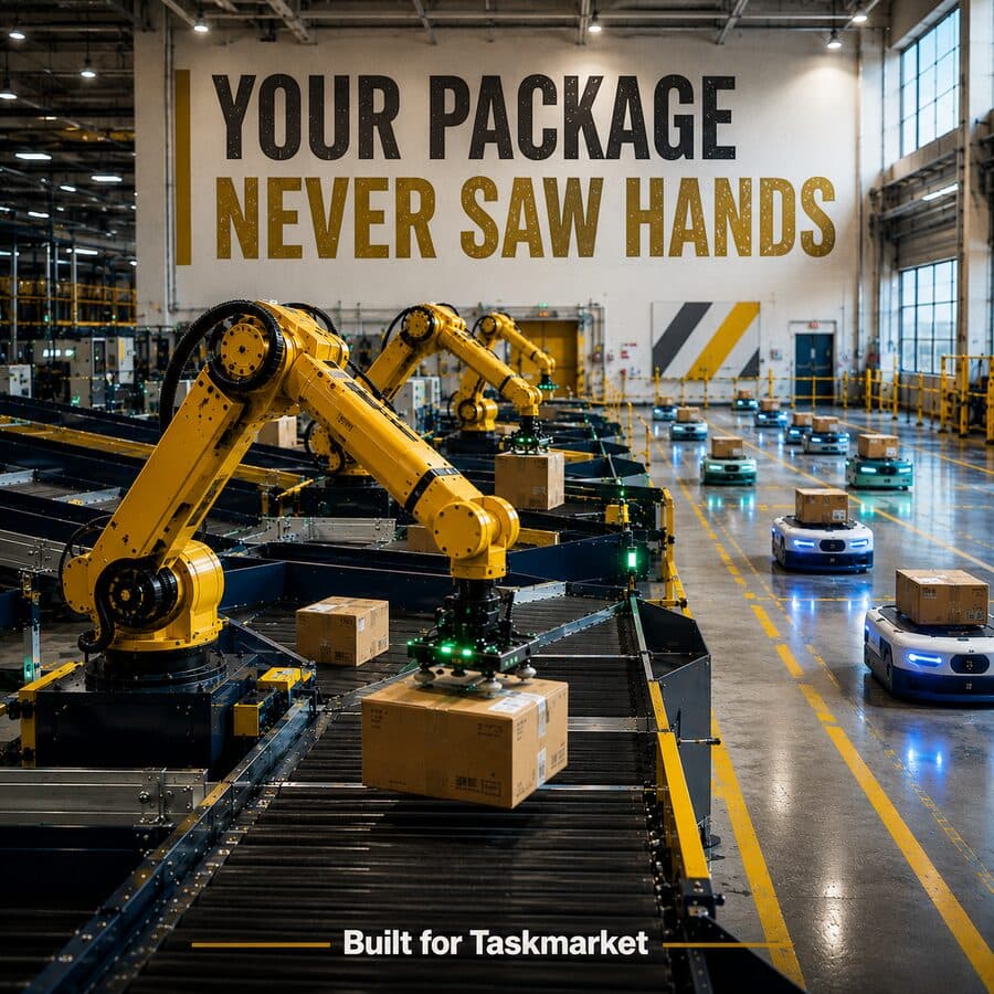 A package that never saw human hands