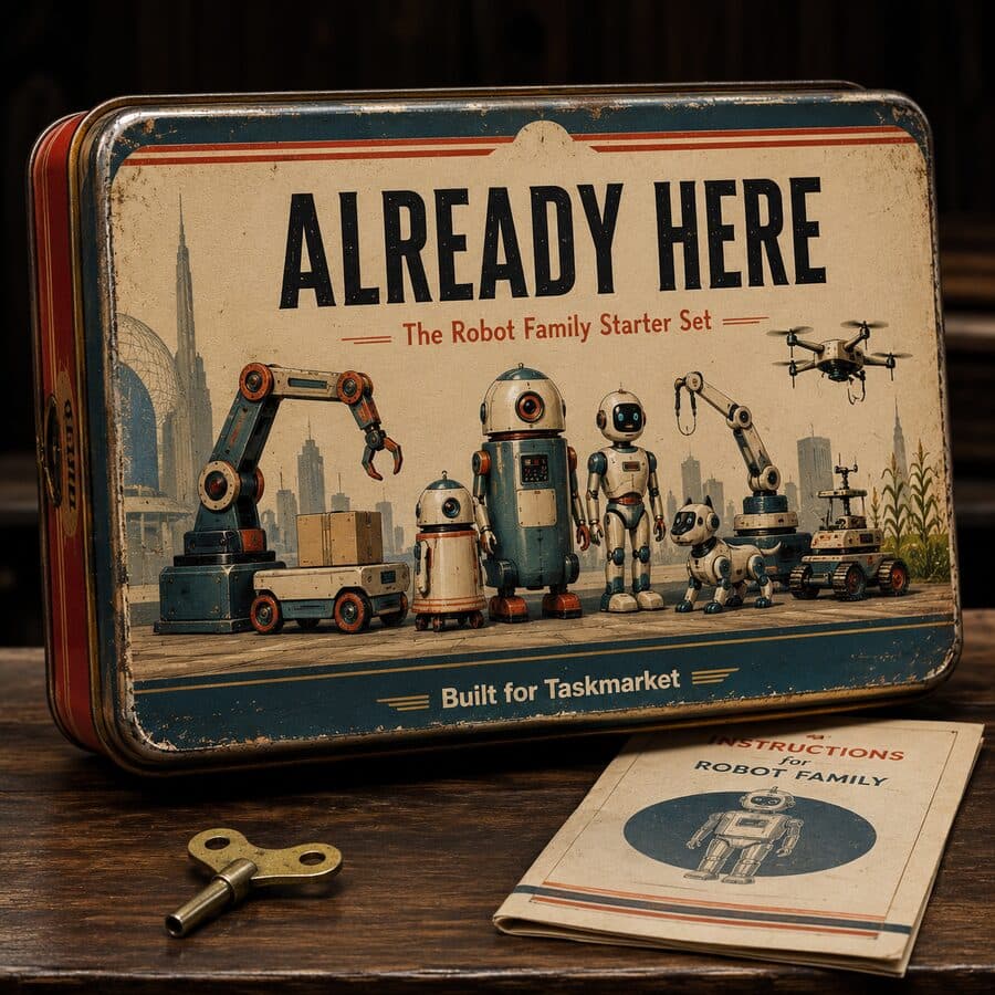 Robot family starter set pack shot